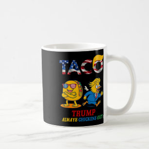 Lustiger Trump Taco Trump kneift immer _10 Kaffeetasse