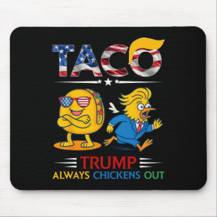 Lustiger Trump Taco Trump kneift immer _11 Mousepad