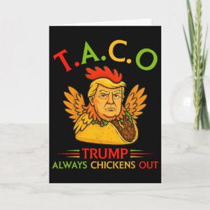Lustiger Trump Taco Trump kneift immer _12 Karte
