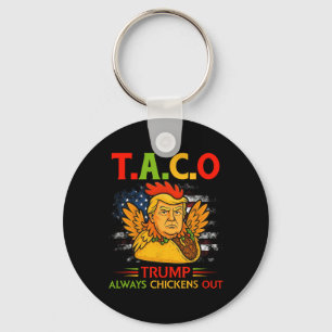 Lustiger Trump Taco Trump kneift immer 12  Schlüsselanhänger