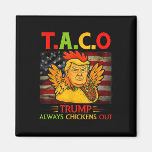Lustiger Trump Taco Trump kneift immer 13 Magnet