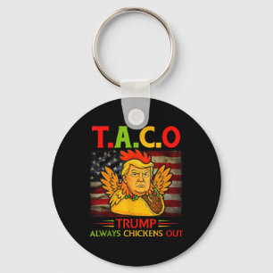 Lustiger Trump Taco Trump kneift immer 13  Schlüsselanhänger