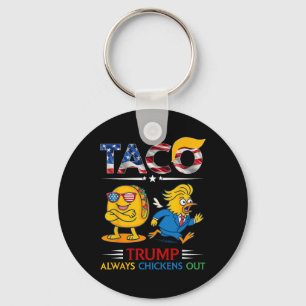 Lustiger Trump Taco Trump kneift immer 14  Schlüsselanhänger
