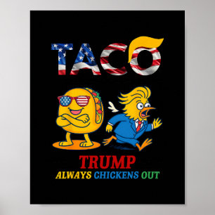Lustiger Trump Taco Trump kneift immer 17  Poster