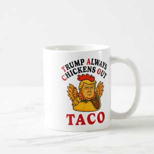 Lustiger Trump Taco Trump kneift immer _19 Kaffeetasse