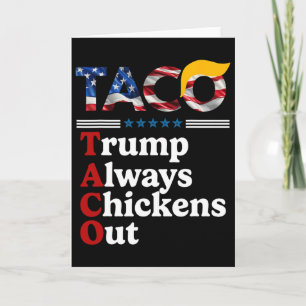 Lustiger Trump Taco Trump kneift immer _1 Karte