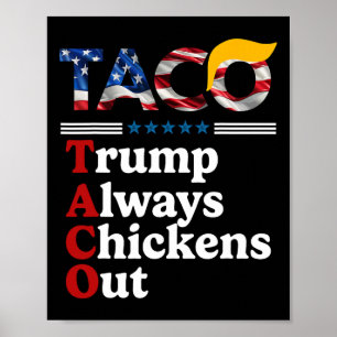 Lustiger Trump Taco Trump kneift immer _1  Poster