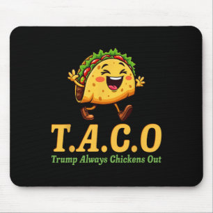 Lustiger Trump Taco Trump kneift immer _20 Mousepad