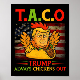 Lustiger Trump Taco Trump kneift immer 23  Poster