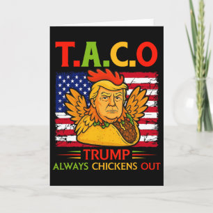 Lustiger Trump Taco Trump kneift immer _26 Karte