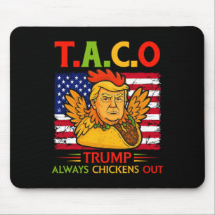 Lustiger Trump Taco Trump kneift immer _26 Mousepad