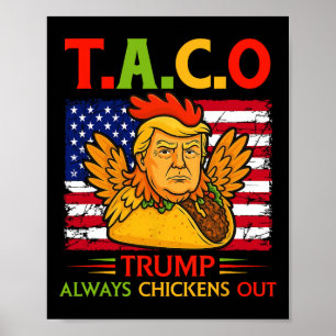 Lustiger Trump Taco Trump kneift immer _26  Poster