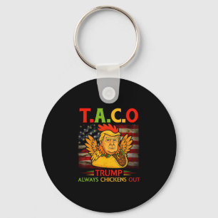 Lustiger Trump Taco Trump kneift immer 4  Schlüsselanhänger