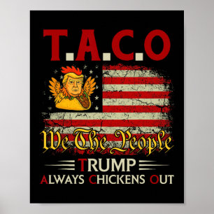 Lustiger Trump Taco Trump kneift immer _8 Poster