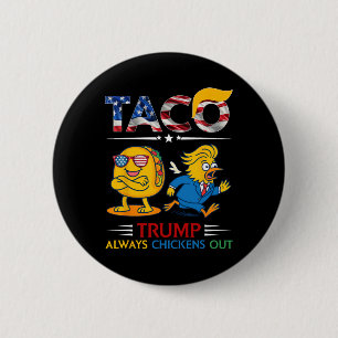 Lustiger Trump Taco Trump kneift immer 9 Button