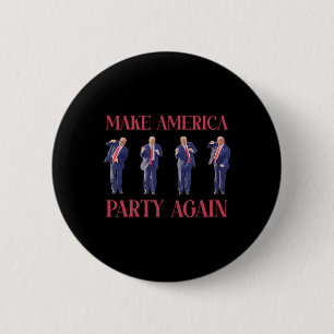 Lustiger Trump Tanz Button
