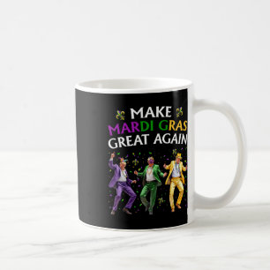 Lustiger Trump-Tanz macht Mardi Gras wieder großar Kaffeetasse