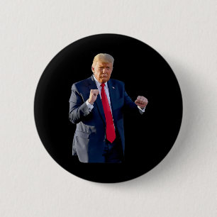 Lustiger Trump-Tanz. Tanzen wie ein Verbrecher. Wä Button