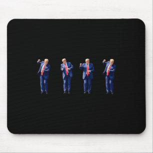Lustiger Trump-Tanz. Tanzen wie ein Verbrecher. Wä Mousepad