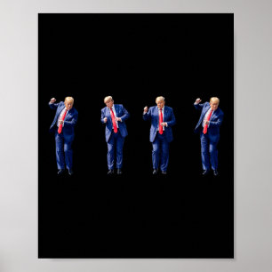 Lustiger Trump-Tanz Tanzt wie ein Verbrecher Wähle Poster