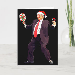 Lustiger Trump-Tanz Weihnachtsmann Weihnachten Xma Karte