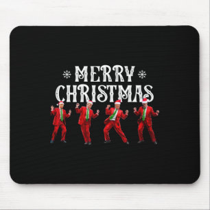 Lustiger Trump-Tanz Weihnachtsmann Weihnachten Xma Mousepad
