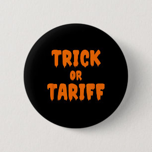 Lustiger Trump - Trick Or Tariff _1 Button