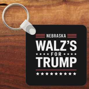 Lustiger Trump Vance Walz's Für Trump Nebraska Schlüsselanhänger
