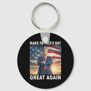 Lustiger Trump Vater macht den Vatertag wieder gro Schlüsselanhänger