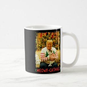 Lustiger Trump Weihnachten Katzenliebhaber Meowy C Kaffeetasse