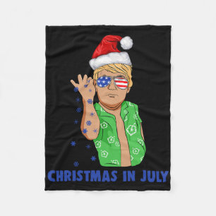 Lustiger Trump Weihnachtsmann Salz Christmas Im Ju Fleecedecke