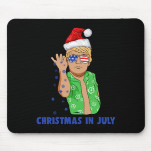 Lustiger Trump Weihnachtsmann Salz Weihnachten im Mousepad