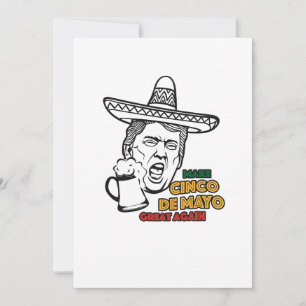 Lustiger Trumpf machen Cinco De Mayo groß wieder Karte