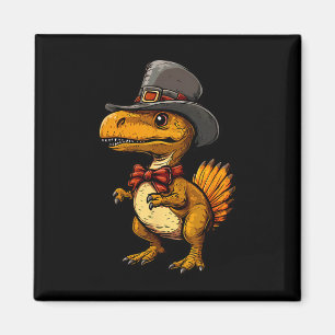 Lustiger Truthahn Dinosaurier Thanksgiving Süßer T Magnet