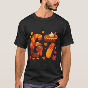 Lustiger Truthahn Thanksgiving 67 Meme Six Seven T-Shirt