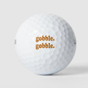 Lustiger Truthahn-Trottel-Tag zum Erntedankfest Golfball