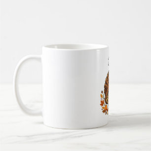 Lustiger Truthahnkochhut zum Erntedankfest Kunst Kaffeetasse