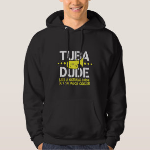 Lustiger Tuba-Typ mögen Normal aber cooleres Hoodie