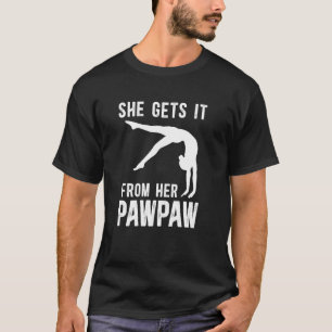 Lustiger Turnen Pawpaw Opa Pawpaw Eines Turnhalle T-Shirt