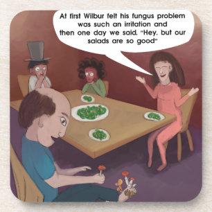 Lustiger Typ Pilze Zum Abendessen Lustig Untersetzer