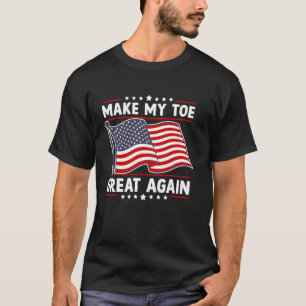 Lustiger überlebender amputierter Zeh Zeh Amputier T-Shirt