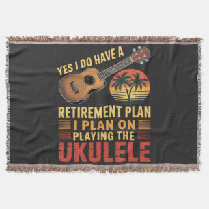 Lustiger Ukulele-Renteneintrittsplan Decke