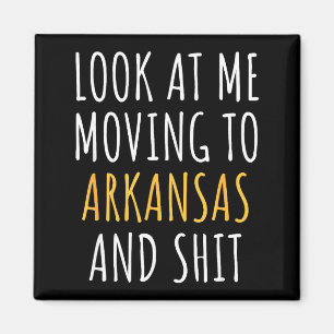Lustiger Umzug aus dem Staat Wegzug nach Arkansas Magnet