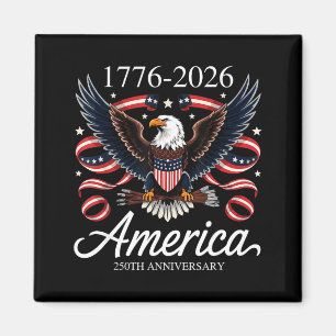 Lustiger Unabhängigkeitstag 4. Juli 1776-2026 250. Magnet