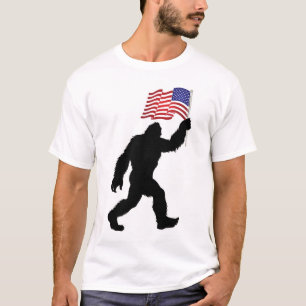 LUSTIGER Unabhängigkeitstag BIGFOOT 4. Juli T-Shirt