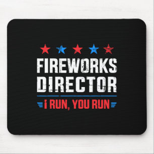 Lustiger Unabhängigkeitstag-Feuerwerksdirektor Ich Mousepad