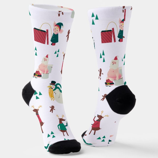 Lustiger unanständiger Urlaub Socken (Gewinkelt)