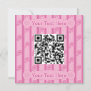 Lustiger und Fancy Detektiv-QR-Code Einladung