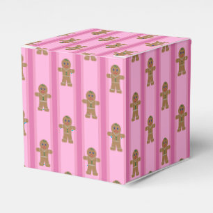 Lustiger und Fancy Pink Lebkuchenmann Geschenkschachtel