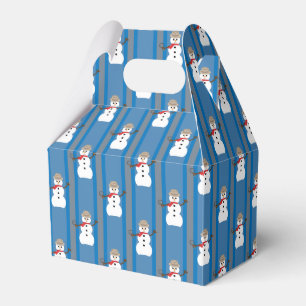 Lustiger und Fancy Schneemann-Detektiv Geschenkschachtel